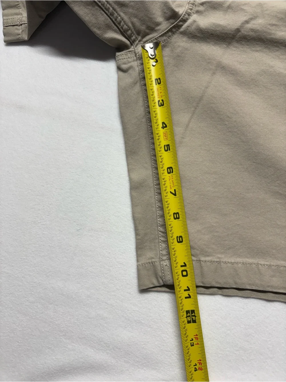 Carhartt Men's Tan Flat-Front Work Shorts